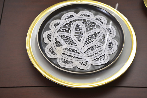 Belgium 106 All Lace Doilies. 7" Round. All Battenburg Doily